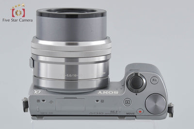 【中古】SONY ソニー α NEX-5R パワーズームレンズキット シルバー 多言語対応