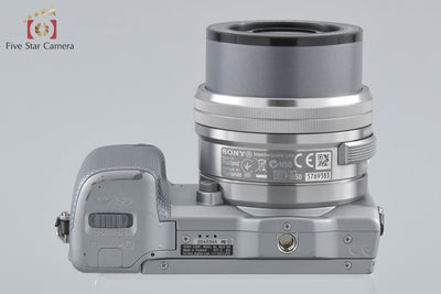 【中古】SONY ソニー α NEX-5R パワーズームレンズキット シルバー 多言語対応