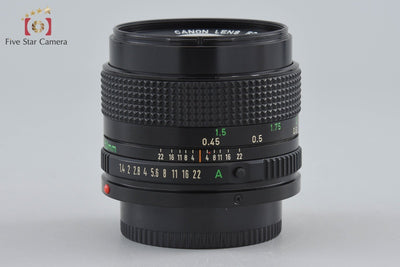 【中古】Canon キヤノン New FD 50mm f/1.4