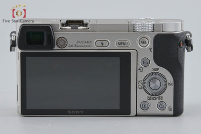 【中古】SONY ソニー α6000 ILCE-6000 シルバー ミラーレス一眼カメラ 多言語対応