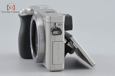 【中古】SONY ソニー α6000 ILCE-6000 シルバー ミラーレス一眼カメラ 多言語対応