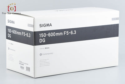 [Used] SIGMA 150-600mm f/5-6.3 DG OS HSM Contemporary for Canon with Original Box
