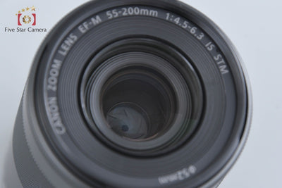 [Used] Canon EF-M 55-200mm f/4.5-6.3 IS STM Black