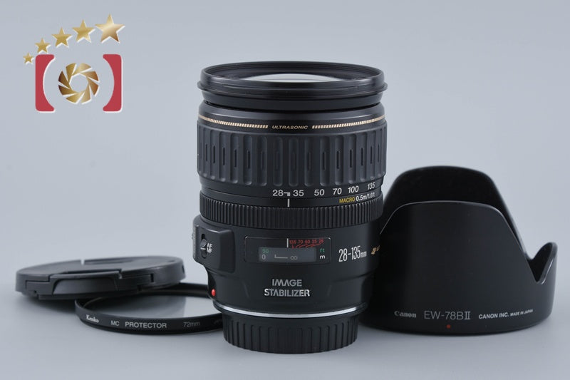 【中古】Canon キヤノン EF 28-135mm f/3.5-5.6 IS USM