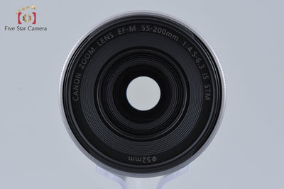 【中古】Canon キヤノン EF-M 55-200mm f/4.5-6.3 IS STM シルバー