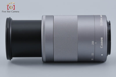 【中古】Canon キヤノン EF-M 55-200mm f/4.5-6.3 IS STM シルバー