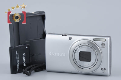 [Used] Canon PowerShot A4000 IS Silver Compact Digital Camera