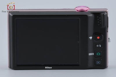 [Used] Nikon COOLPIX S6100 Gloss Pink Compact Digital Camera