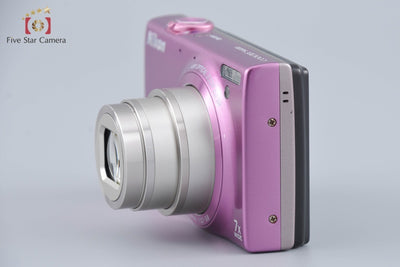 [Used] Nikon COOLPIX S6100 Gloss Pink Compact Digital Camera
