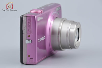 [Used] Nikon COOLPIX S6100 Gloss Pink Compact Digital Camera