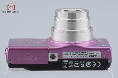 [Used] Nikon COOLPIX S6100 Gloss Pink Compact Digital Camera