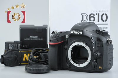 【中古】Nikon ニコン D610 デジタル一眼レフカメラ シャッター回数僅少