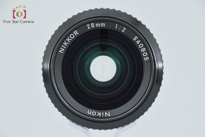 【中古】Nikon ニコン Ai NIKKOR 28mm f/2 爪無し