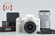 [Used] Canon EOS Kiss M2 Double Zoom Lens Kit White