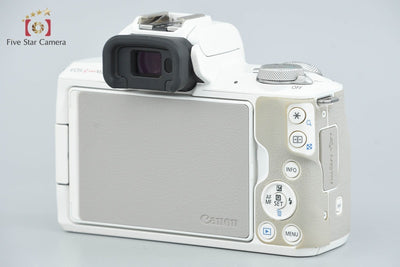 [Used] Canon EOS Kiss M2 Double Zoom Lens Kit White