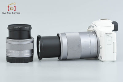 [Used] Canon EOS Kiss M2 Double Zoom Lens Kit White