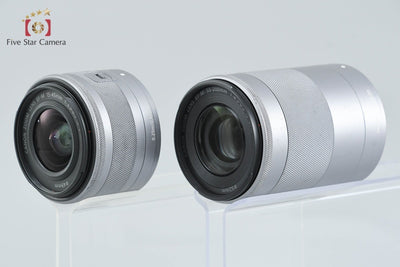 [Used] Canon EOS Kiss M2 Double Zoom Lens Kit White