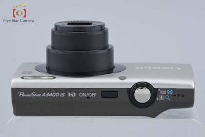 【中古】Canon キヤノン PowerShot A3400 IS シルバー コンパクトデジタルカメラ