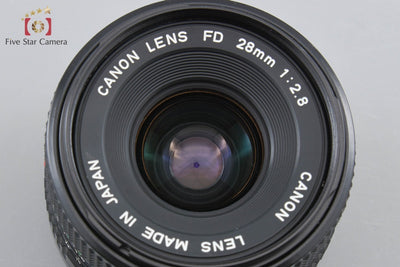 [Used] Canon New FD 28mm f/2.8