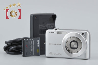 【中古】Casio カシオ EXILIM ZOOM EX-Z1050 シルバー コンパクトデジタルカメラ