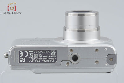 【中古】Casio カシオ EXILIM ZOOM EX-Z1050 シルバー コンパクトデジタルカメラ