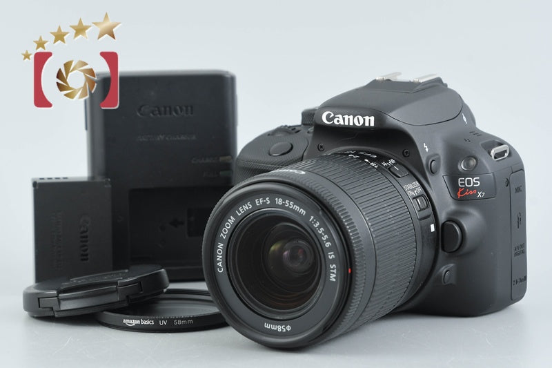 [Used] Canon EOS Kiss X7 EF-S 18-55mm IS STM Lens Kit Black - Low Shutter Count