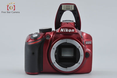 [Used] Nikon D3200 18-55 VR Lens Kit Red