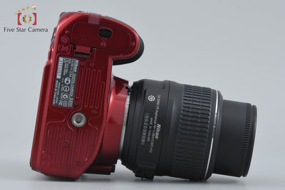 [Used] Nikon D3200 18-55 VR Lens Kit Red