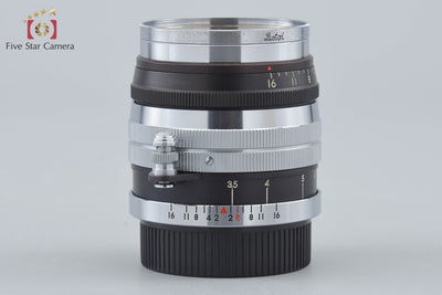 [Used] Tokyo Kogaku TOPCON Topcor-S 50mm f/2 L39 Leica Screw Mount