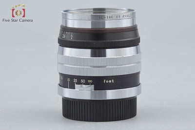 [Used] Tokyo Kogaku TOPCON Topcor-S 50mm f/2 L39 Leica Screw Mount