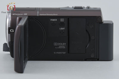 【中古】SONY ソニー HANDYCAM HDR-CX590V ボルドーブラウン デジタルビデオカメラ