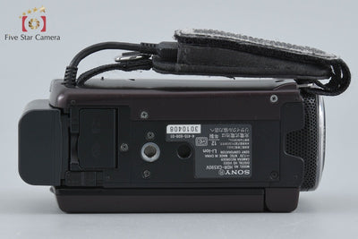 【中古】SONY ソニー HANDYCAM HDR-CX590V ボルドーブラウン デジタルビデオカメラ