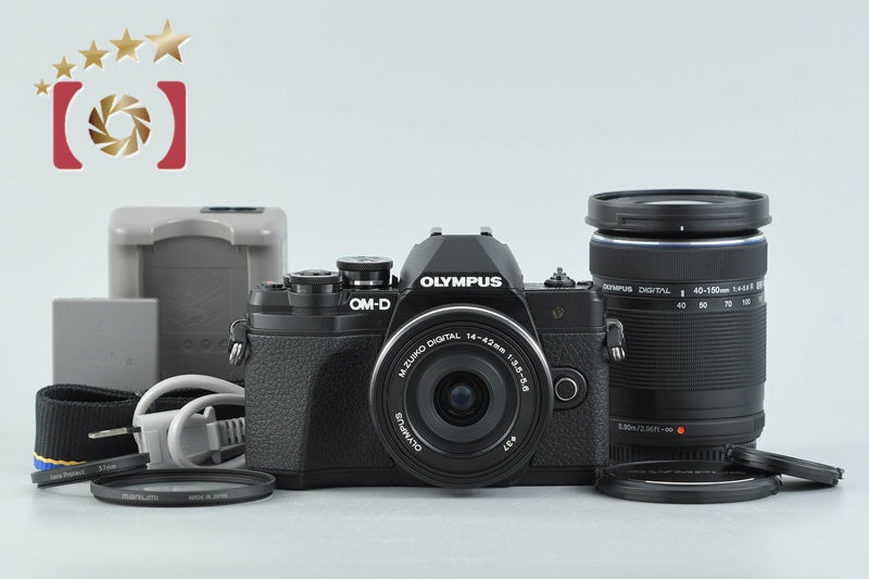 【中古】OLYMPUS オリンパス OM-D E-M10 Mark III EZ ダブルズームキット ブラック シャッター回数僅少