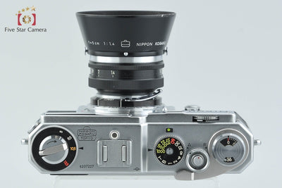 [Used] Nikon SP Early Model Cloth Shutter Silver + NIKKOR-S 50mm f/1.4