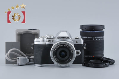 [Used] OLYMPUS OM-D E-M10 Mark III EZ Double Zoom Kit Silver, Low Shutter Count