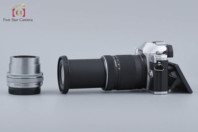 [Used] OLYMPUS OM-D E-M10 Mark III EZ Double Zoom Kit Silver, Low Shutter Count