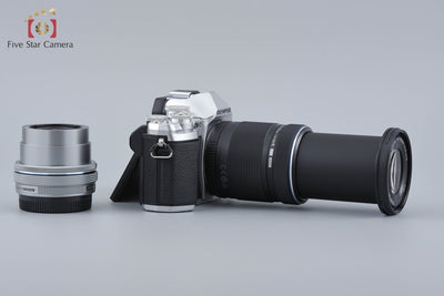 [Used] OLYMPUS OM-D E-M10 Mark III EZ Double Zoom Kit Silver, Low Shutter Count