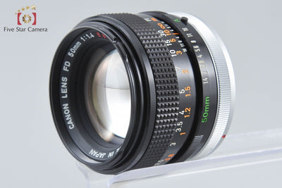 [Used] Canon FD 50mm f/1.4 S.S.C.