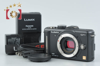 [Used] Panasonic LUMIX DMC-GF1 Esprit Black Mirrorless Camera, Low Shutter Count