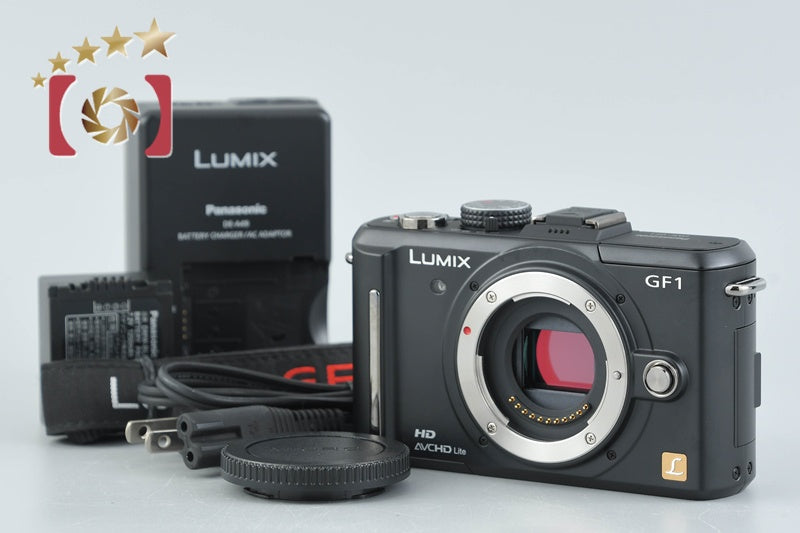 [Used] Panasonic LUMIX DMC-GF1 Esprit Black Mirrorless Camera, Low Shutter Count