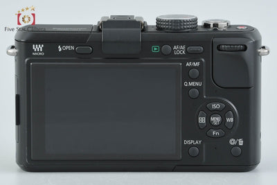 [Used] Panasonic LUMIX DMC-GF1 Esprit Black Mirrorless Camera, Low Shutter Count