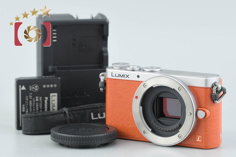 【中古】Panasonic パナソニック LUMIX DMC-GM1 オレンジ ミラーレス一眼カメラ シャッター回数僅少