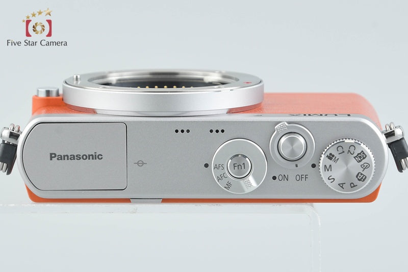 【中古】Panasonic パナソニック LUMIX DMC-GM1 オレンジ ミラーレス一眼カメラ シャッター回数僅少 - 6枚目