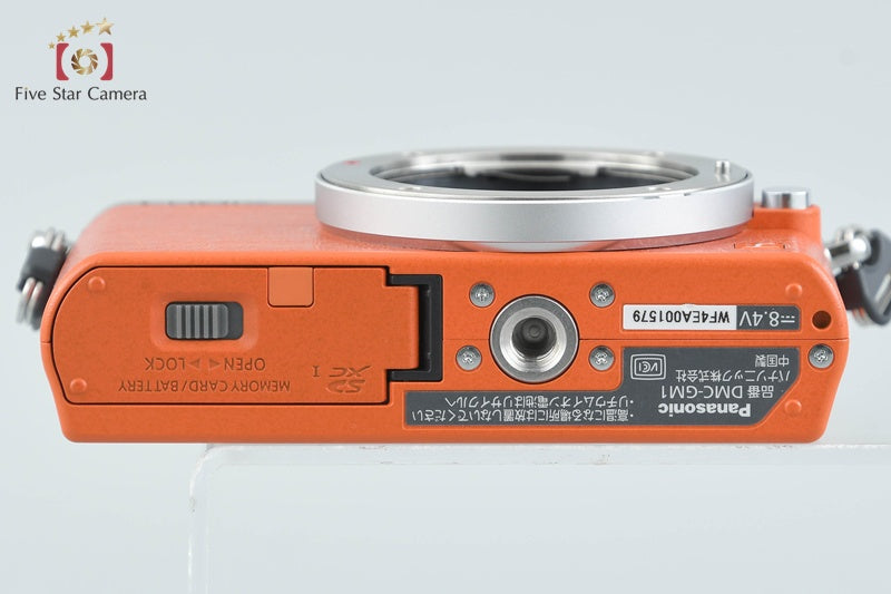 【中古】Panasonic パナソニック LUMIX DMC-GM1 オレンジ ミラーレス一眼カメラ シャッター回数僅少 - 7枚目