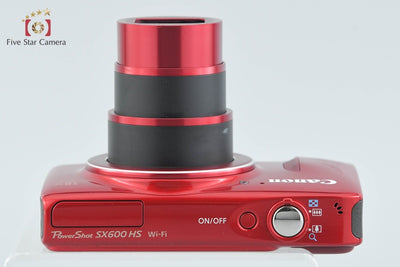 [Used] Canon PowerShot SX600 HS Red Compact Digital Camera