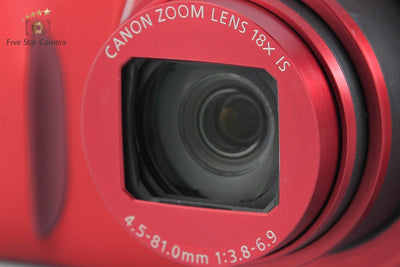 [Used] Canon PowerShot SX600 HS Red Compact Digital Camera