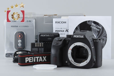 【中古】PENTAX ペンタックス K-70 ブラック デジタル一眼レフカメラ シャッター回数僅少 元箱付き