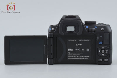【中古】PENTAX ペンタックス K-70 ブラック デジタル一眼レフカメラ シャッター回数僅少 元箱付き