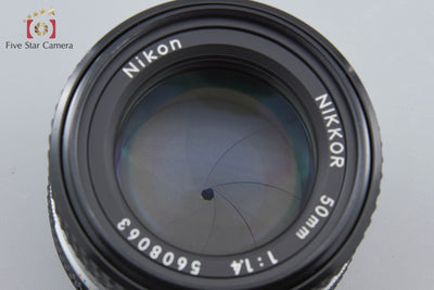 [Used] Nikon Ai-S NIKKOR 50mm f/1.4