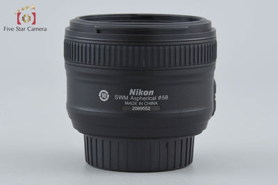【中古】Nikon ニコン AF-S NIKKOR 50mm f/1.8 G